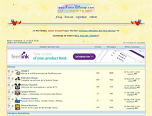 Tablet Screenshot of forodisney.com